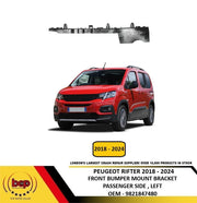 PEUGEOT RIFTER 2018 β 2024 FRONT BUMPER MOUNT TO WING BRACKET PASSENGERS LEFT